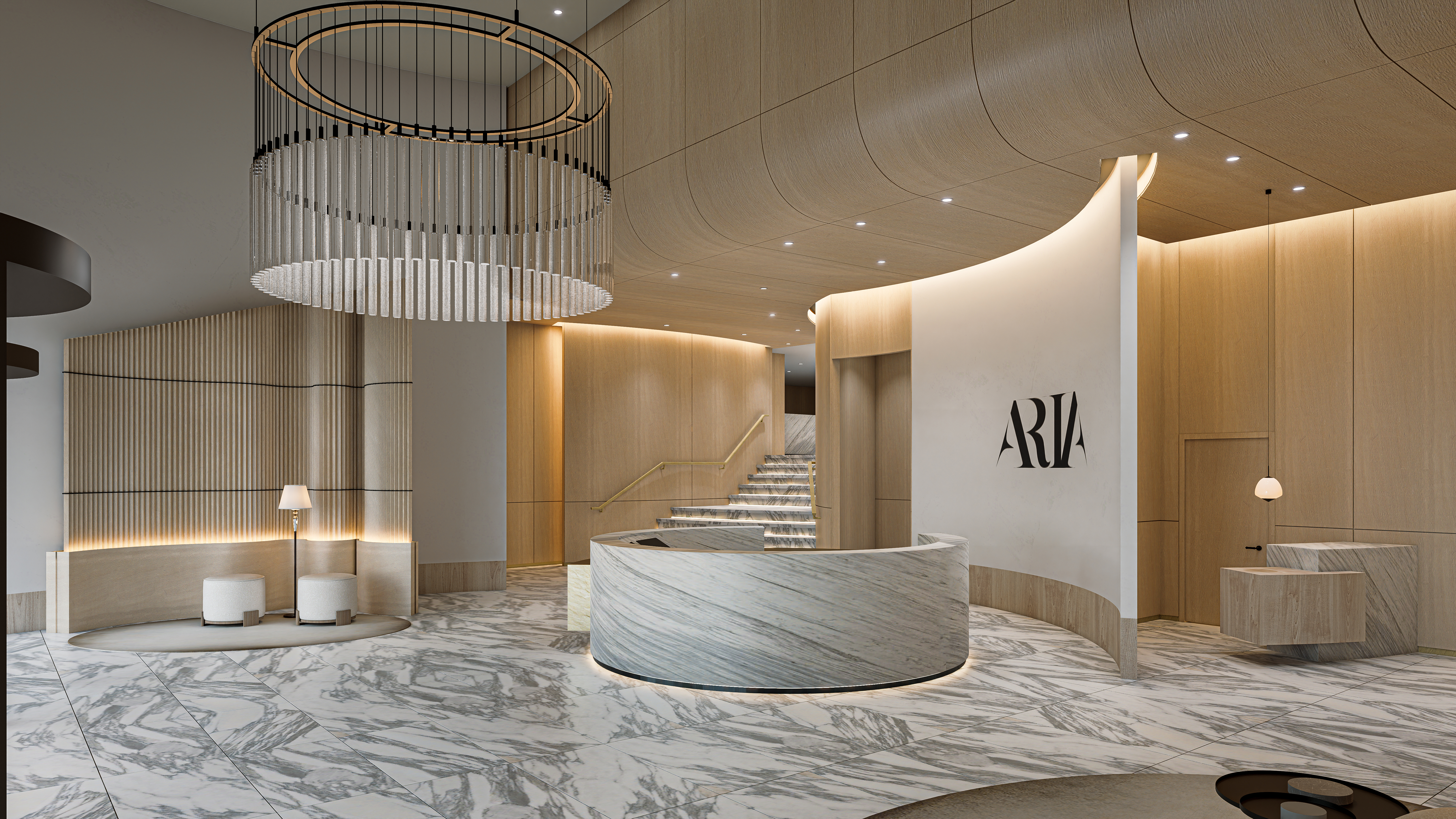 Luxury Residential Lobby — Manhattan NYC-2
