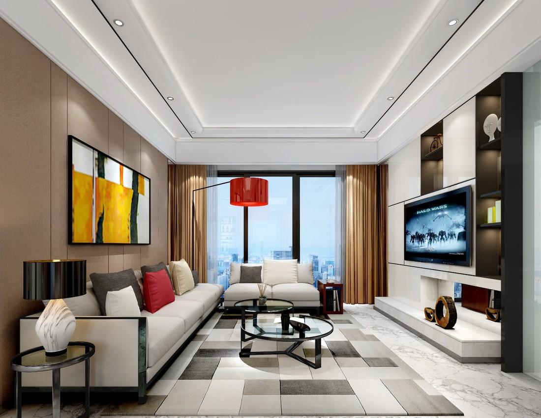 
京华假日湾花园样板房装修设计 -4