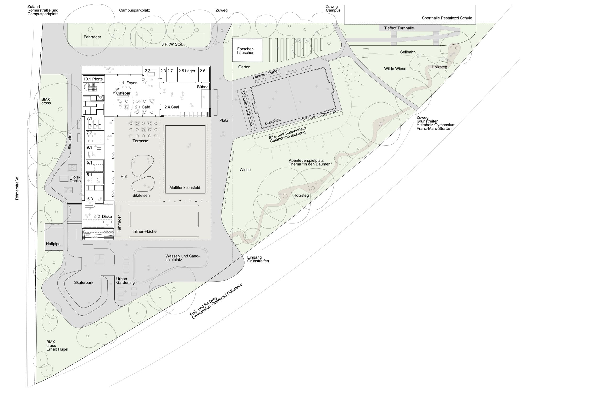 Haus der Jugend Heidelberg(海德堡青年之家)丨KÖLLING ARCHITEKTEN BDA-7