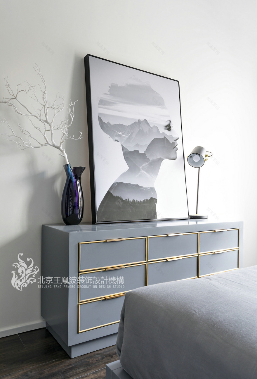 新城名苑样板房 | 王凤波设计,黑白色调的惊艳之作-28