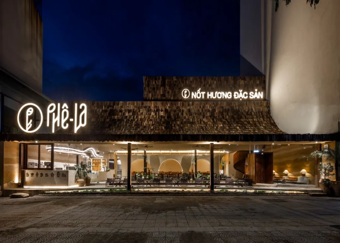 300 m²越南咖啡厅,Phe La Da Nang茶馆-35