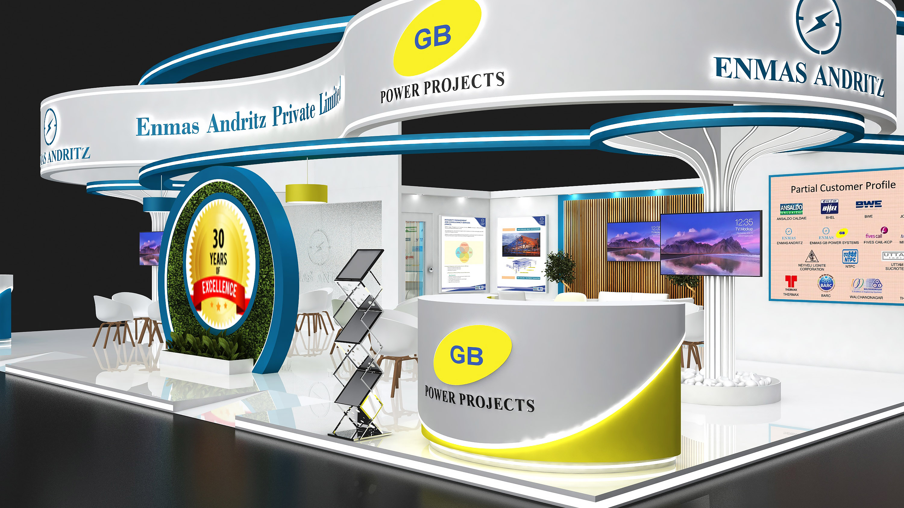 ENMAS 13X12M STALL DESIGN IN MUMBAI-7