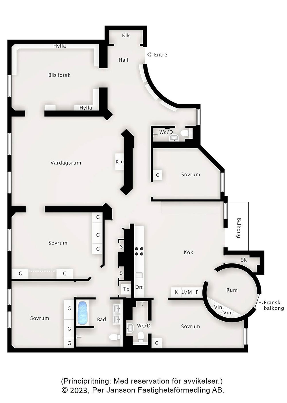 斯德哥尔摩优雅公寓-27