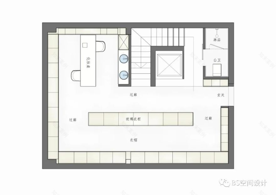 上海樾山半岛别墅 | 黑白灰与木元素的地下空间重构-49