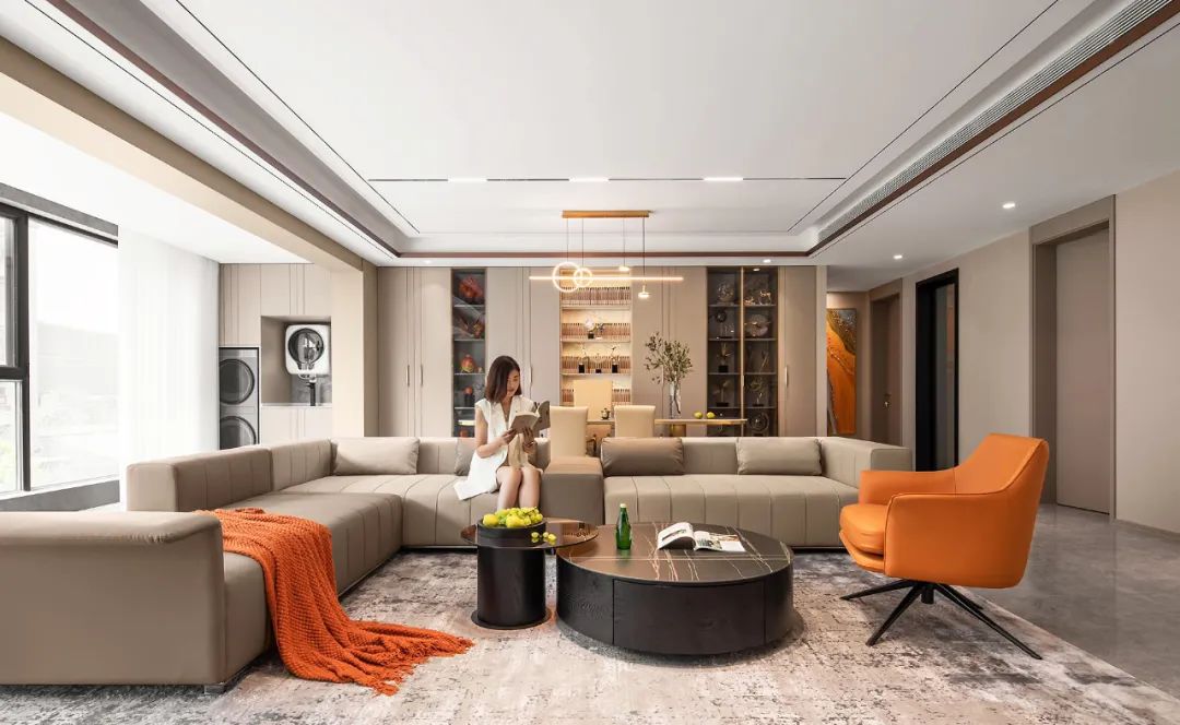金泰锦府 216㎡现代轻奢大平层丨北京筑思装饰北京路店-12