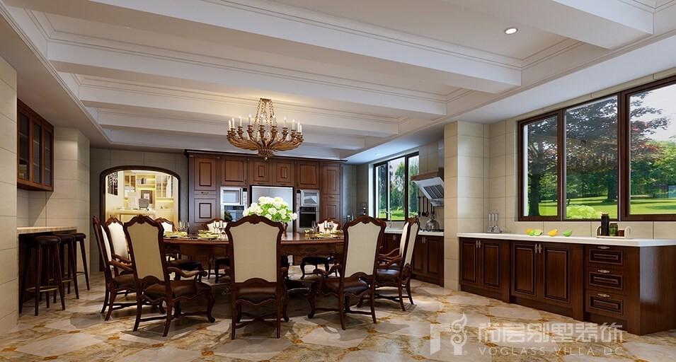 山河水别墅美式设计，优雅温馨尽显空间魅力-9