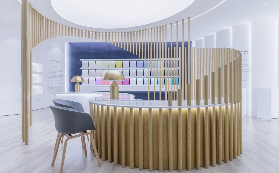 富士川硅藻泥形象店 | 极简中创造空间的艺术-18