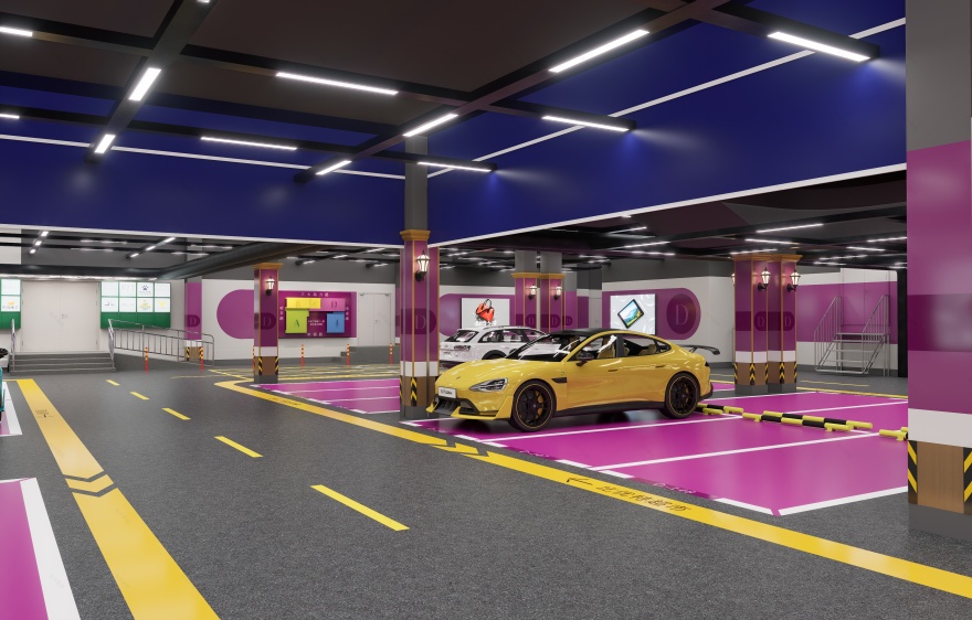 乐松广场地下停车场改造设计丨中国哈尔滨丨哈尔滨汇象创意设计有限公司-21