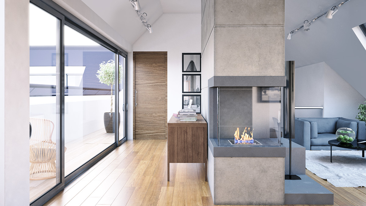 维也纳公寓顶层翻新设计-6