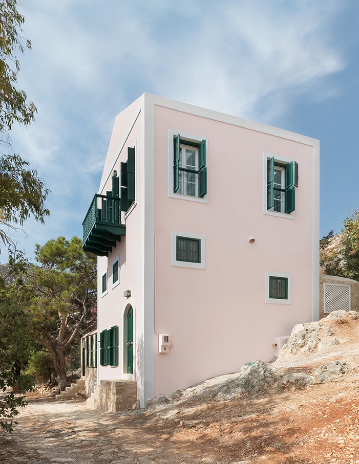 粉红色住宅丨希腊丨Savvas Laz-3