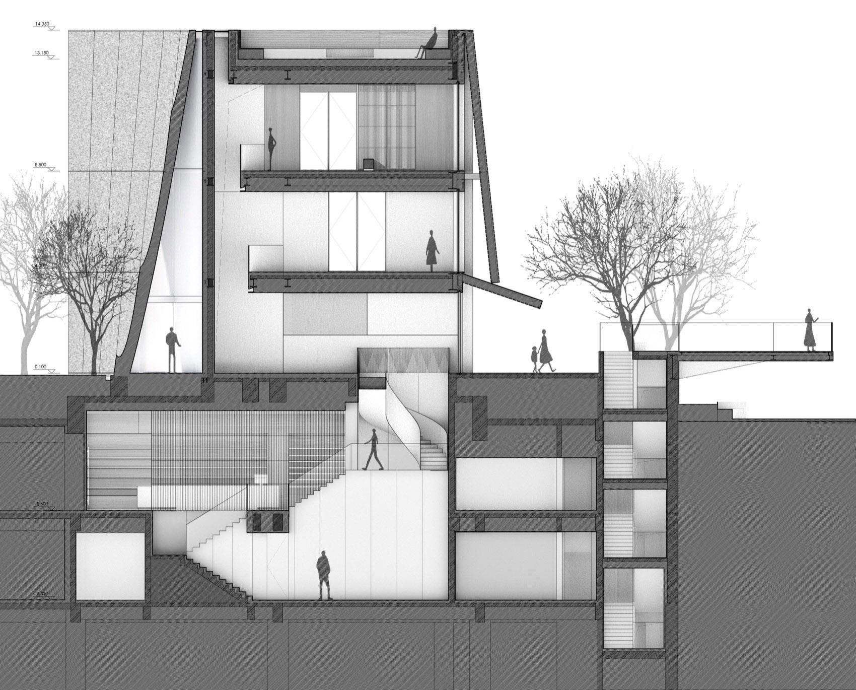 杭州同理轩美术馆丨中国杭州丨TAOA陶磊建筑-175