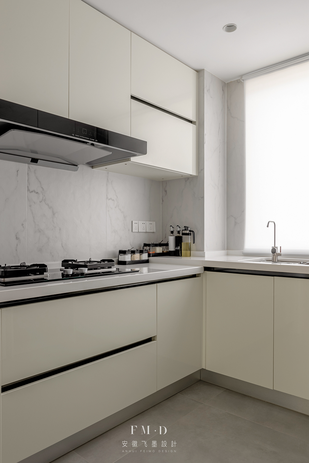 奶油风复式住宅丨中国滁州丨飞墨设计组-41