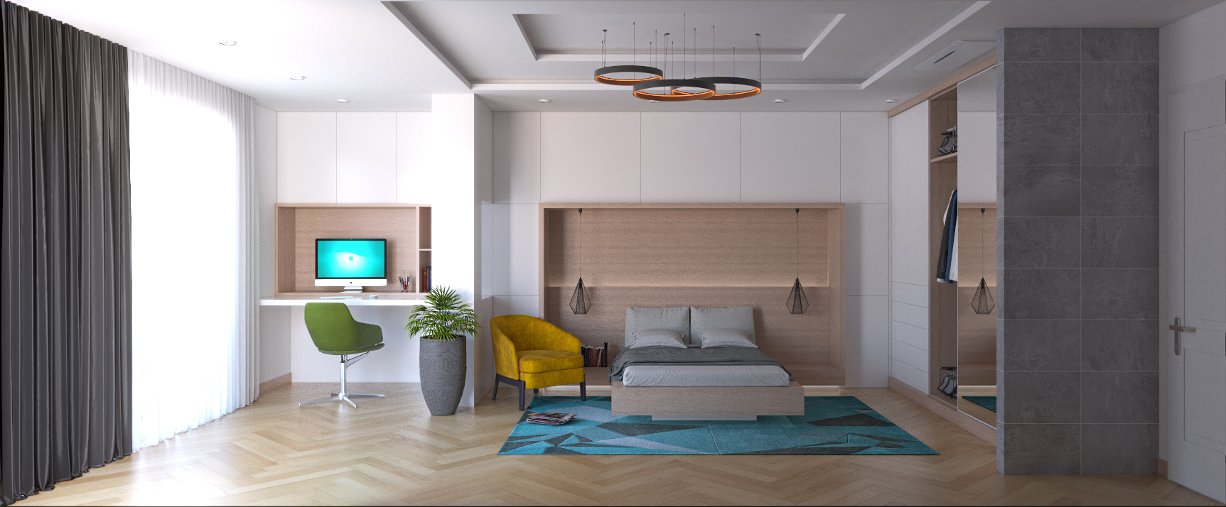 Teenager kid Bedroom Design-6