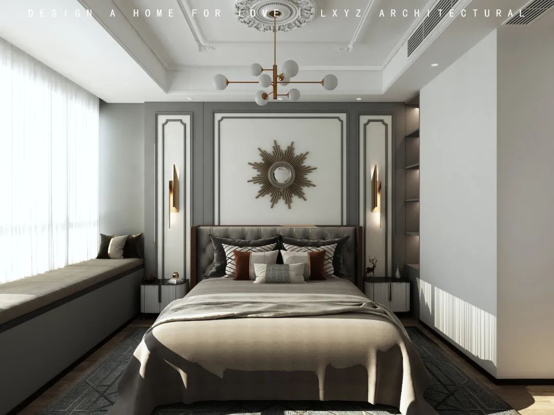 建发雍龍府 137㎡摩登轻美式,打造时尚生活空间-19