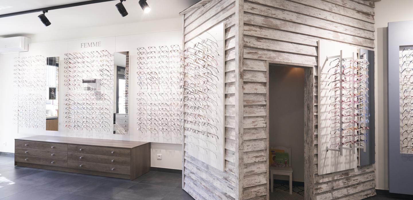 Opticien Un autre regard眼镜店工业风装修丨JBCC-13