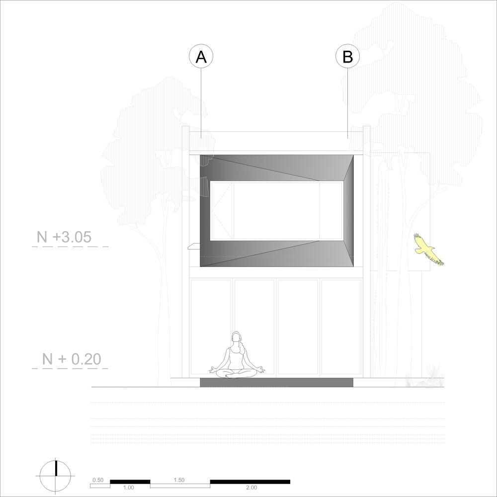 "倾斜立方体 | 2022 年 Quito 的 Oblique Extension House"-43