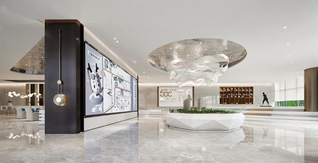 江苏盐城大丰生活美学艺术馆 | 虚实之间的蓝色梦境-29