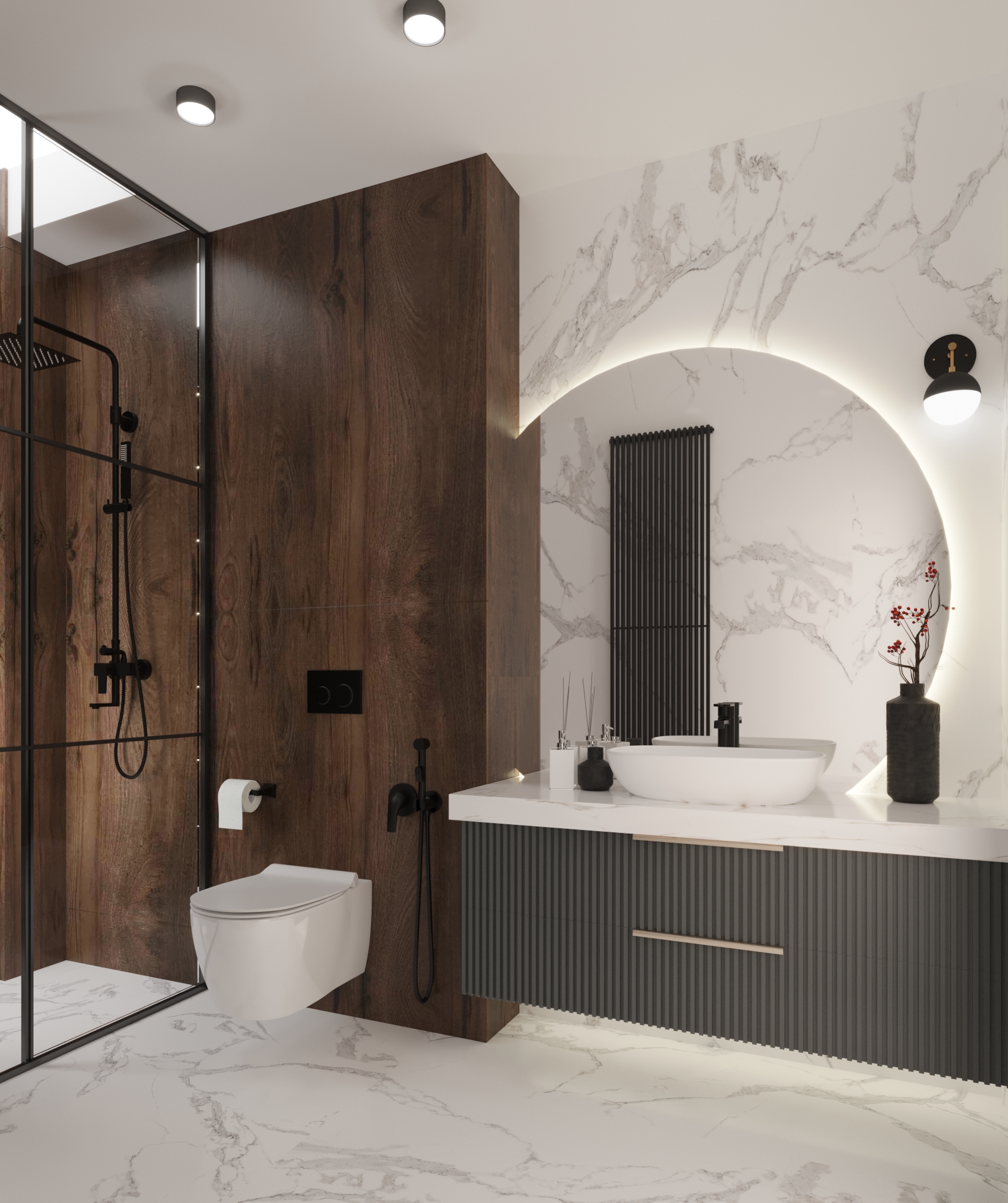 Bathroom and laundry interior design-2