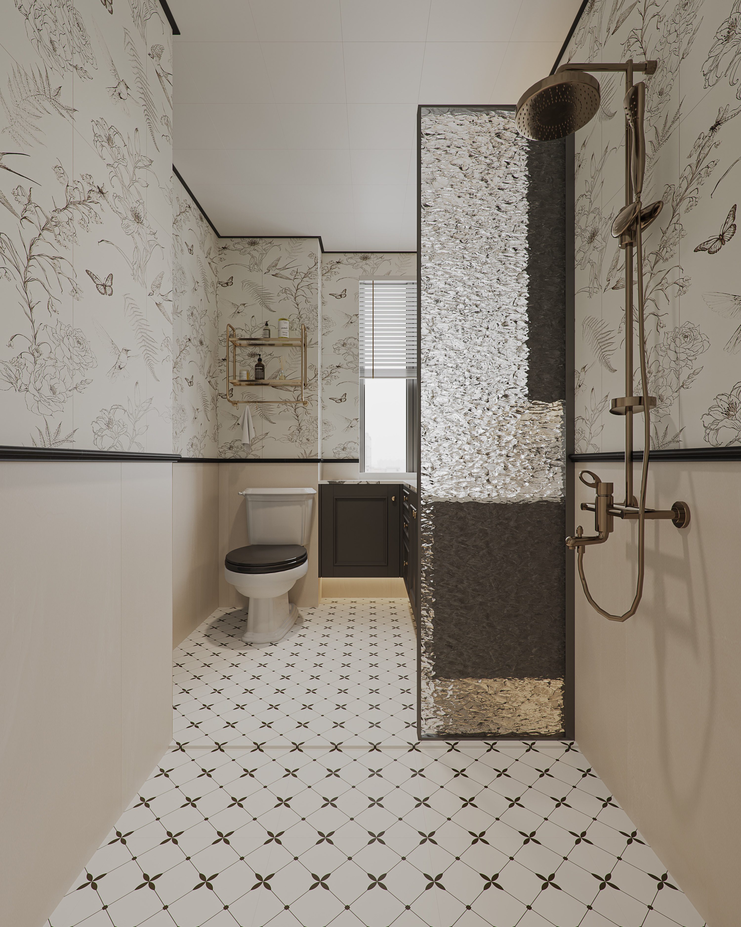 112㎡法式黑色复古风-11