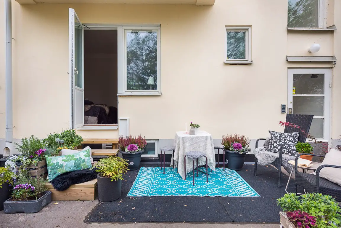 22 平米小户型设计，巧用 Smeg 冰箱打造独特空间-7