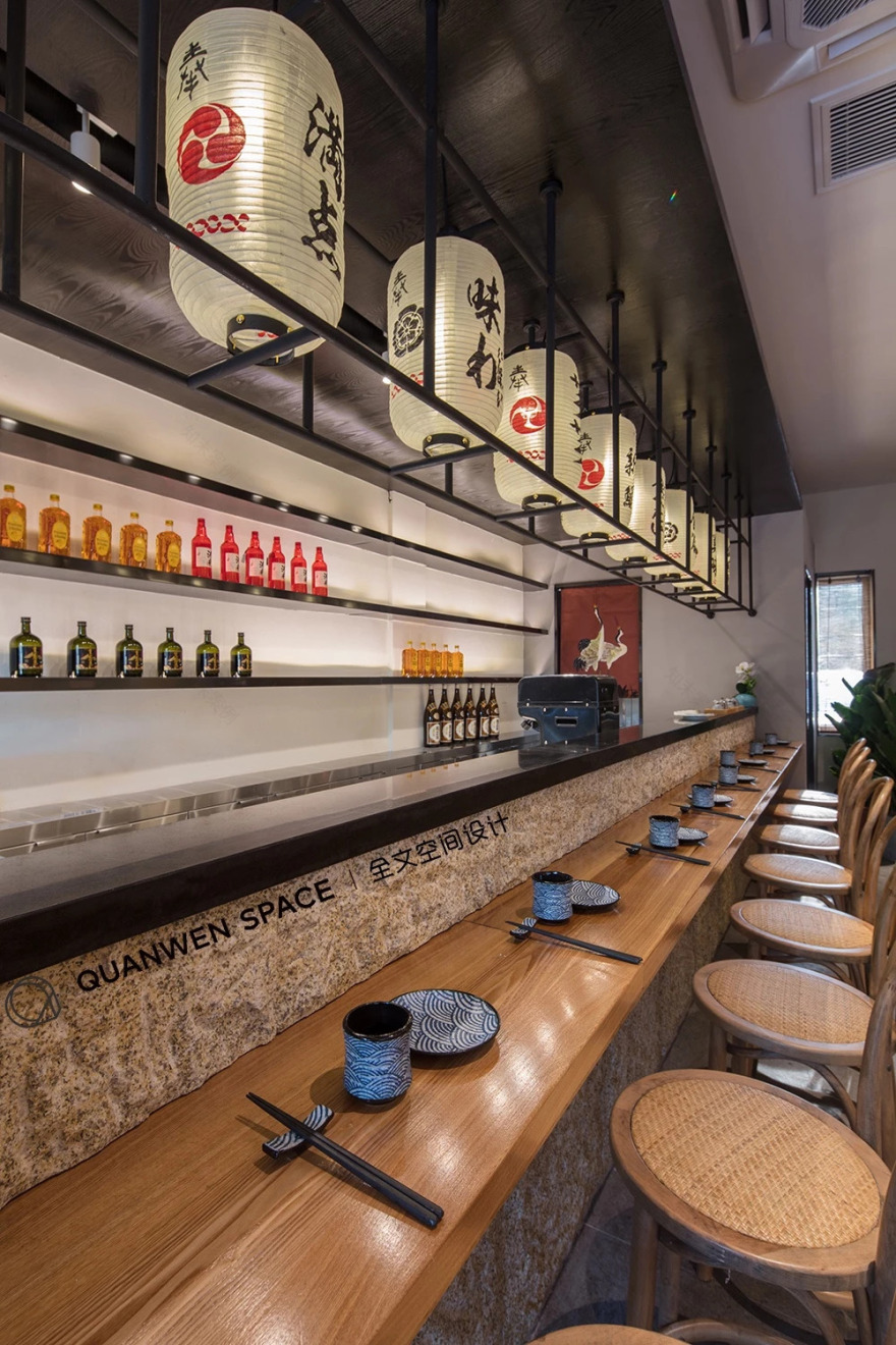 《鹿岛》日式料理 | 现代禅意融合传统美学的餐饮空间-36