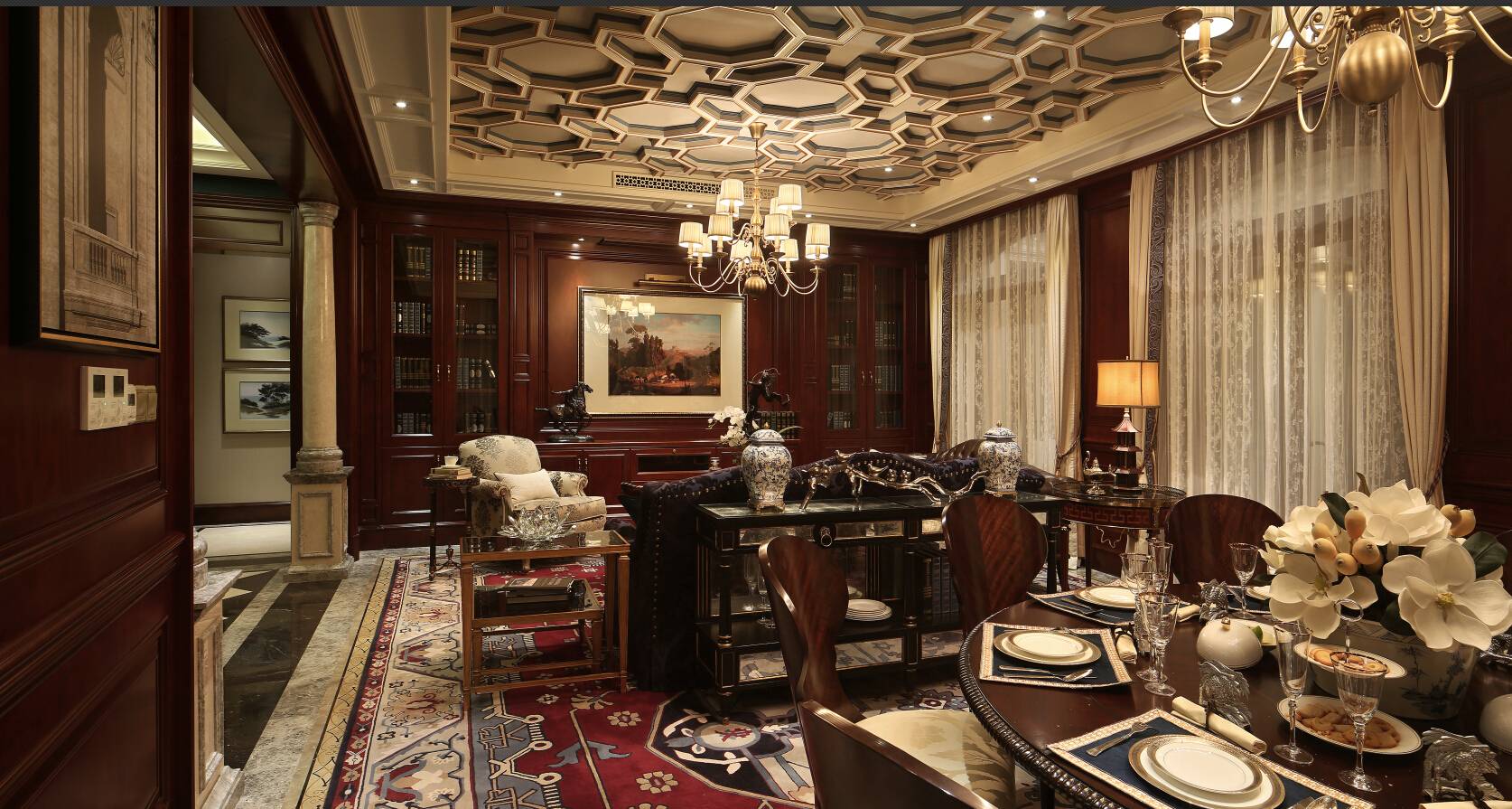 戴昆——绿城奉化玫瑰园法合样板房-13