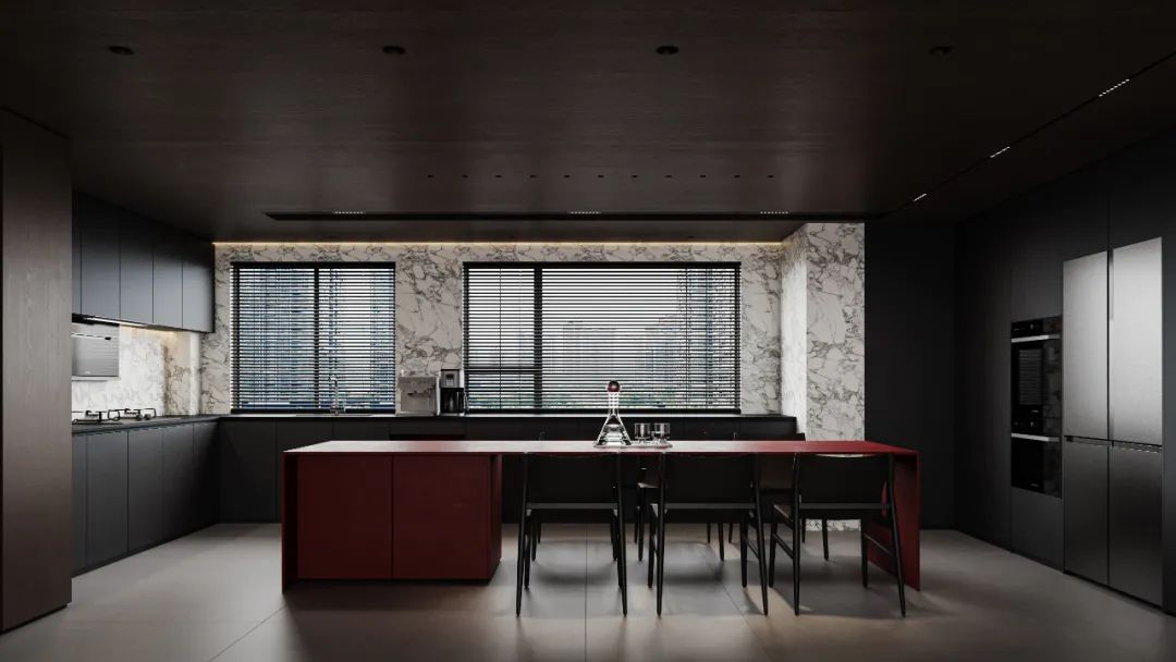 新案 春翠里墨色意式,暗涌是不息的姿态丨龙庭设计-24