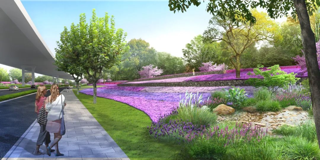 钱江世纪城机场路(金鸡路·杭甬铁路段)景观提升项目设计丨中国杭州-30