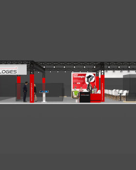 Laser Technologies (20x13 Mtrs) island Booth