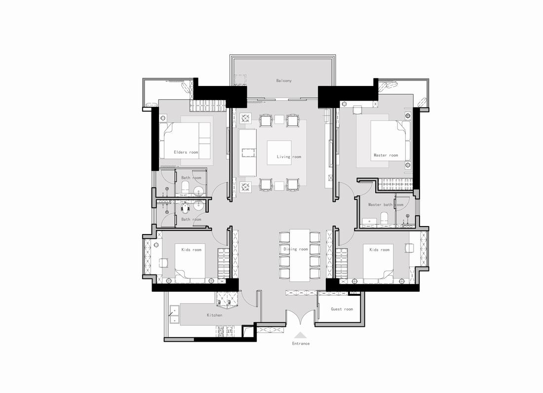 深点设计丨怡然方所-刘宅-42