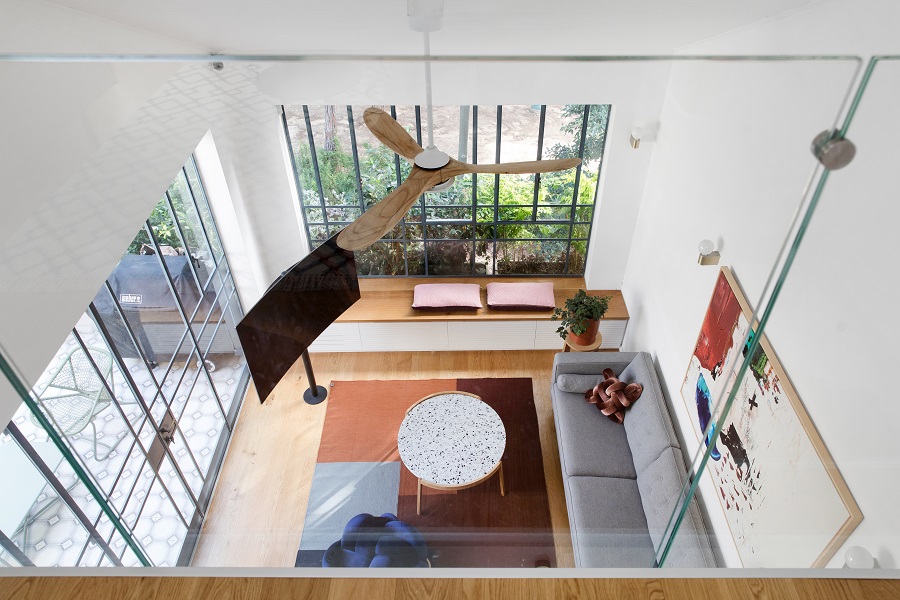 拉马特阿维夫老复式改现代住宅丨Studio Details-9