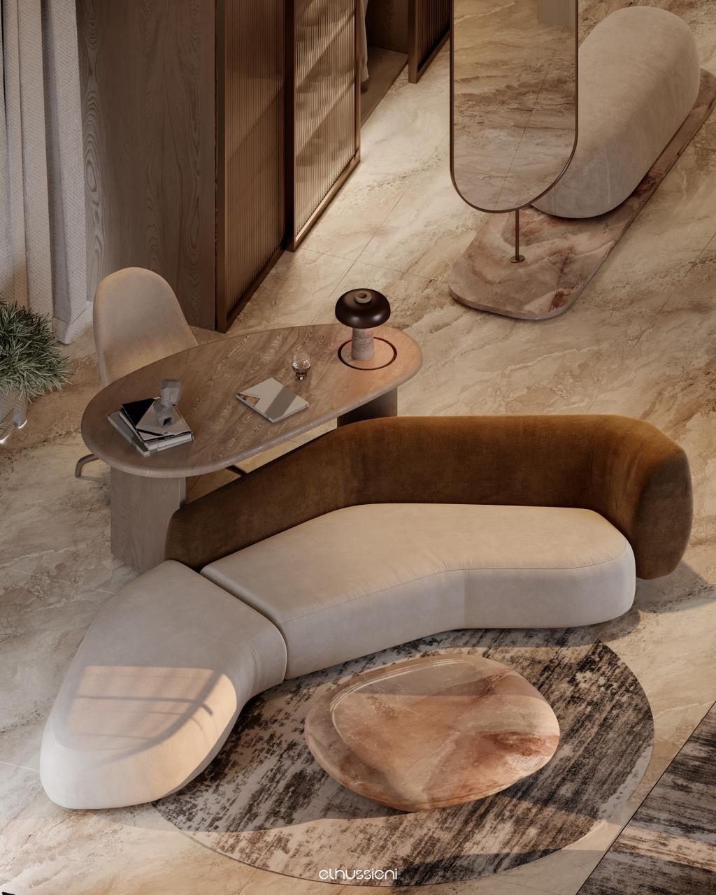 现代卧室设计丨Mohamed.elhussien.designs-4