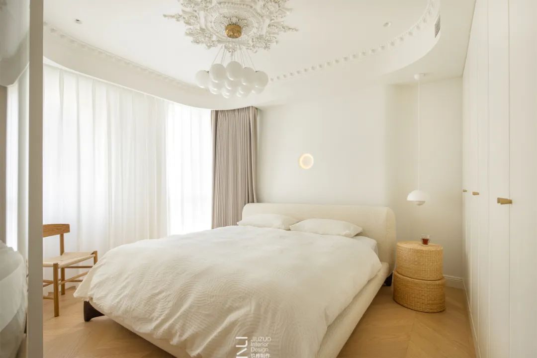 现代法式奶油风平层丨中国上海丨玖柞制作-78