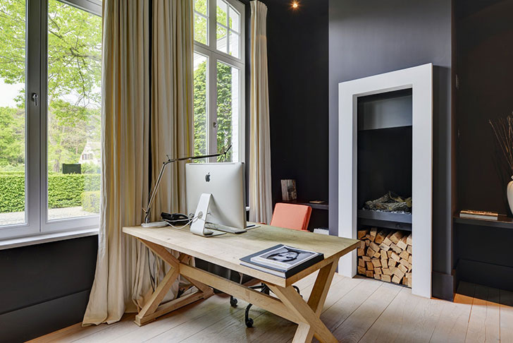 比利时现代乡村风家居设计，自然材料营造舒适氛围-38