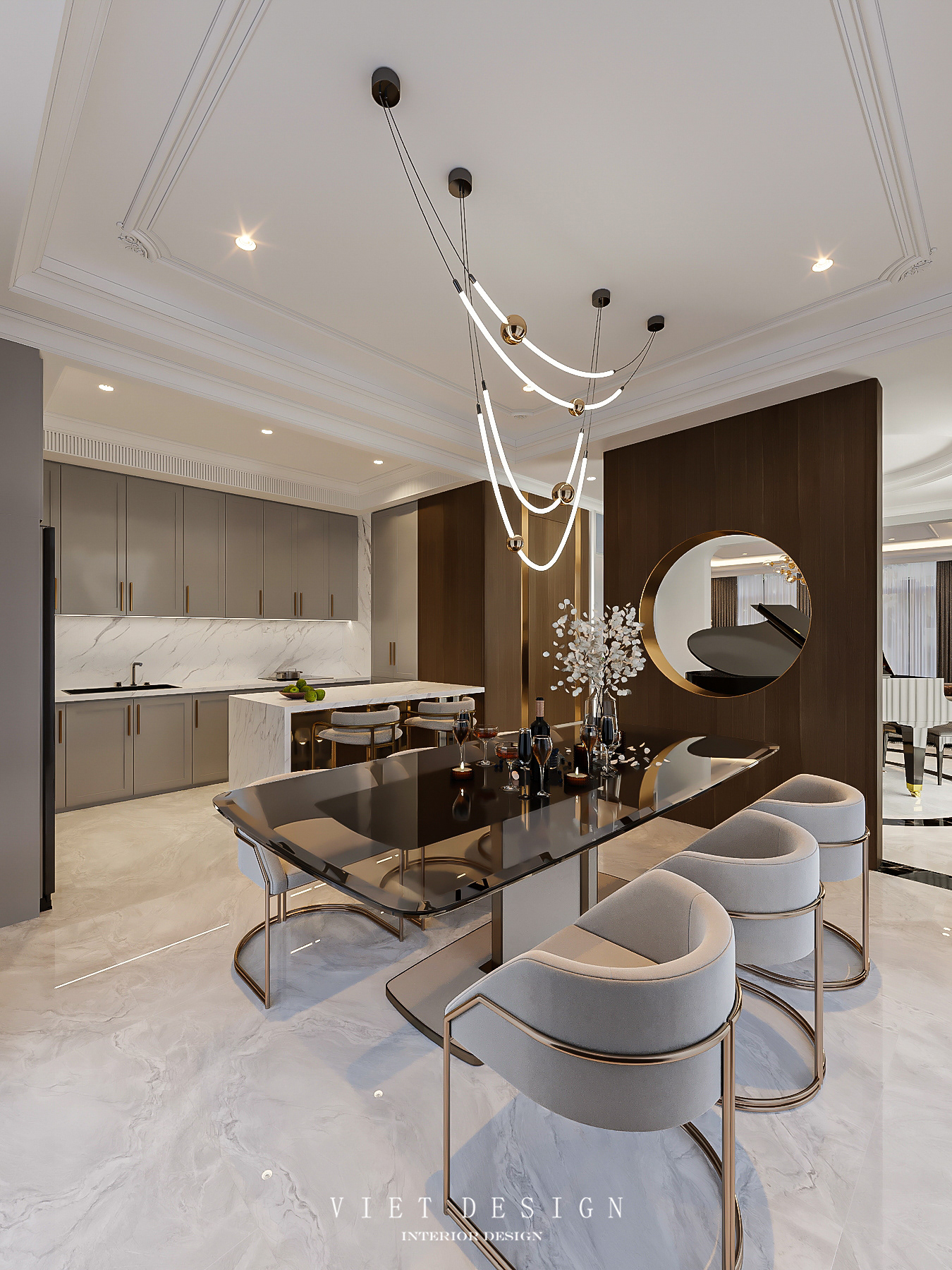 黄金别墅丨VIET Design-17