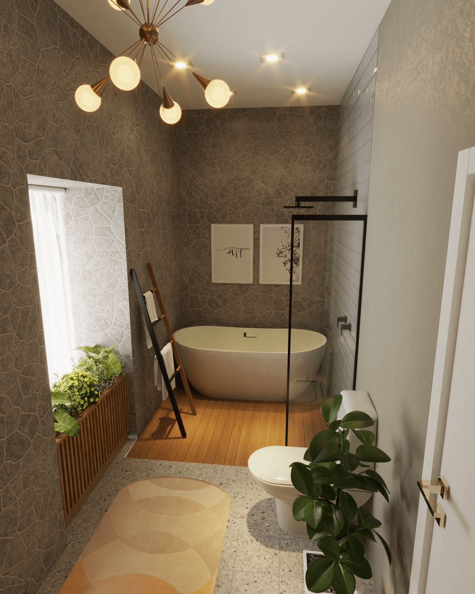 Where Stone Meets Comfort: A Master Bathroom Renovation-13