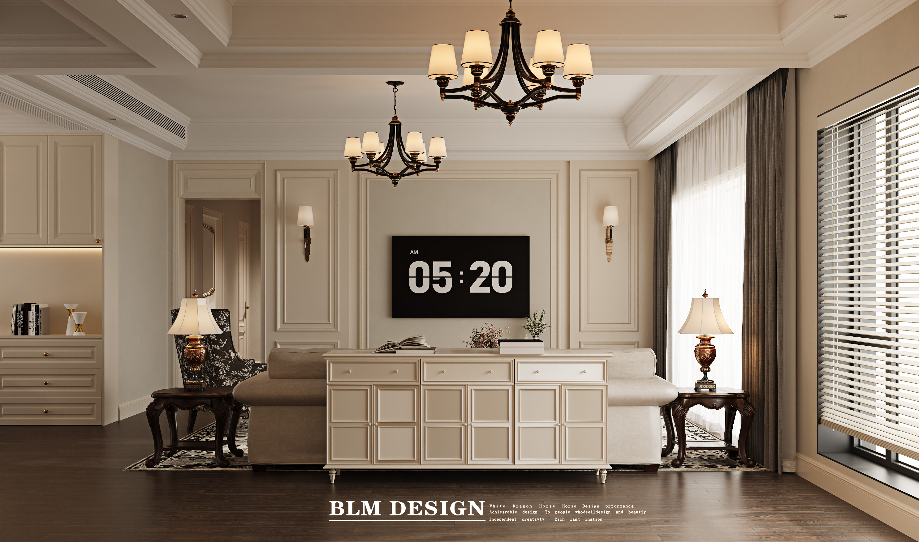 美式家装案例-8