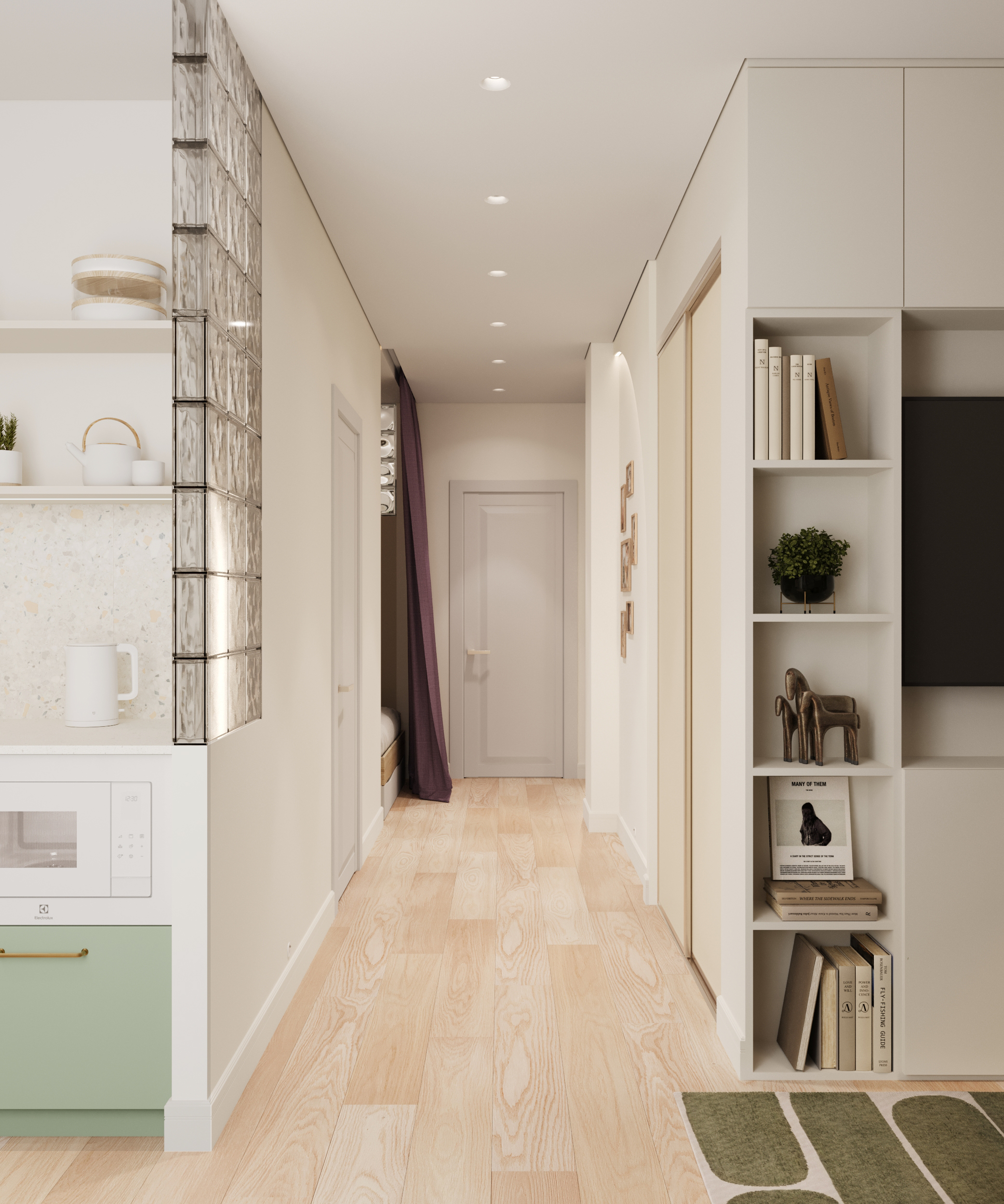Bright apartment for a family-11