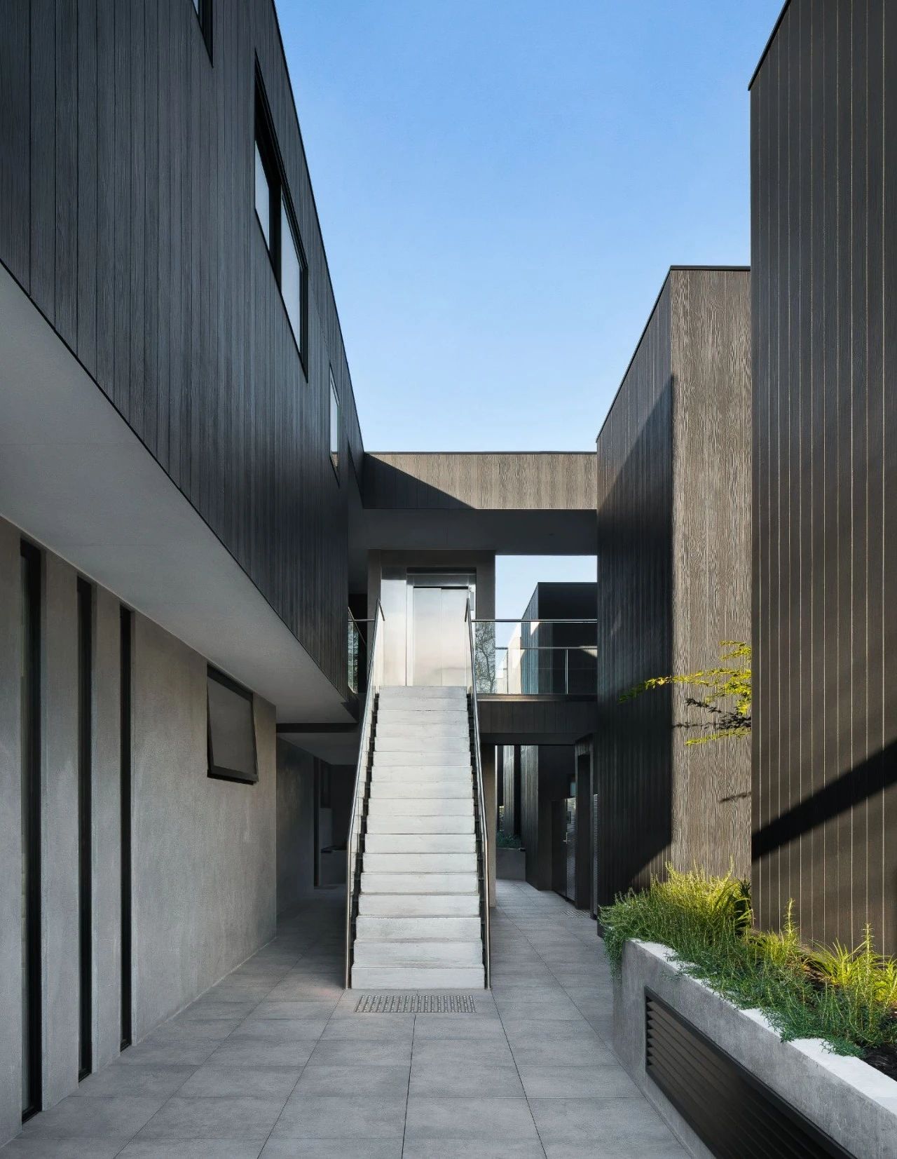 新旧融合的单色住宅丨澳大利亚墨尔本丨C.Kairouz Architects-14