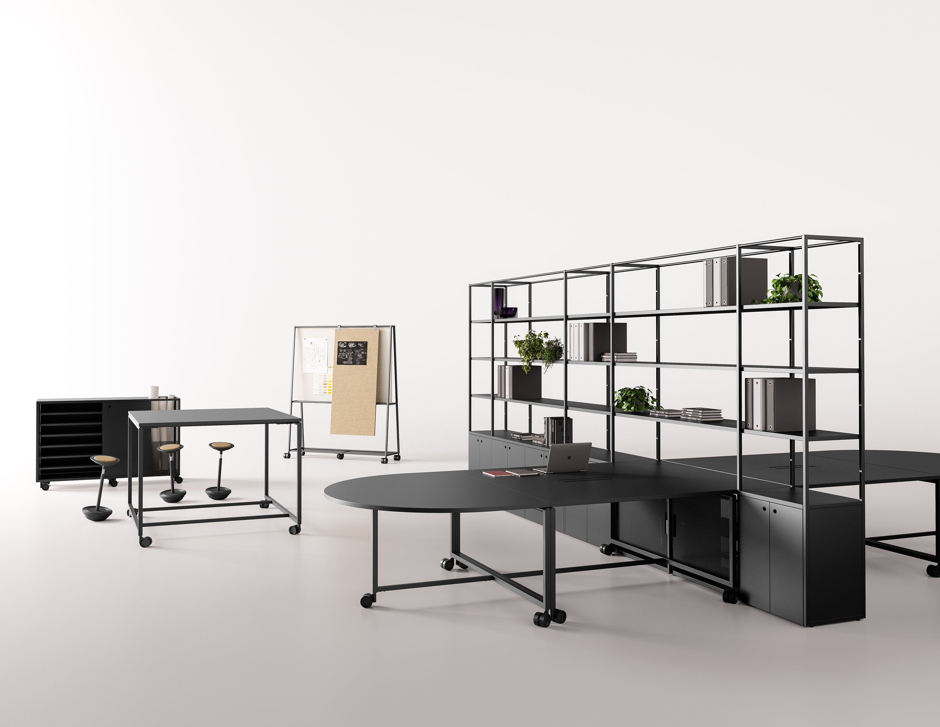 灵活办公新标准 | Gensler 与 Fantoni 共同打造的 Atelier 办公家具系统-17