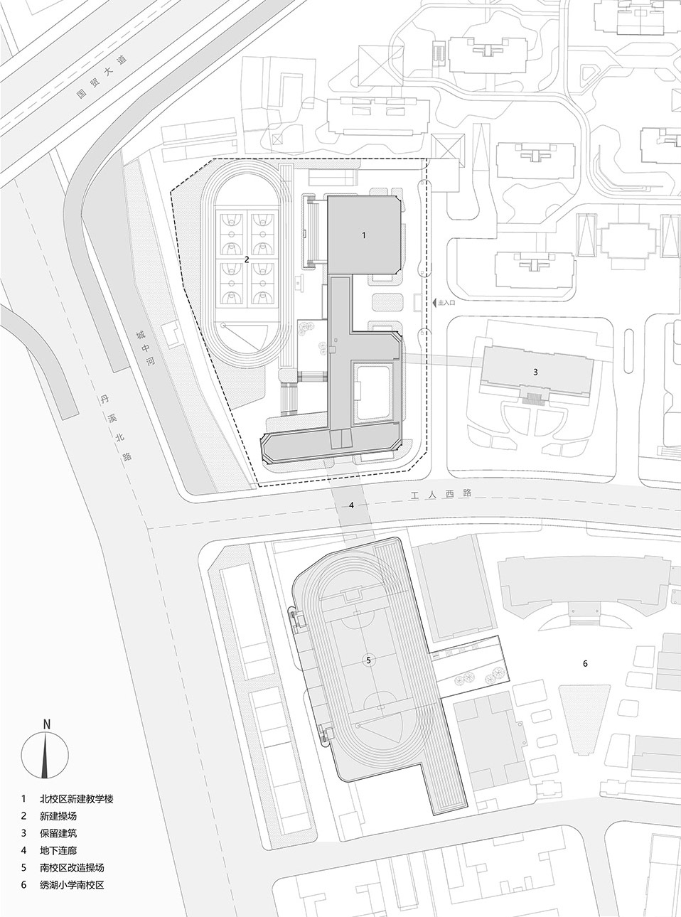 义乌绣湖小学扩建工程 | 城市更新下的功能生长-80