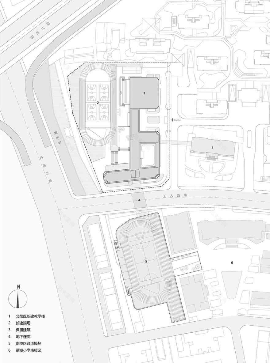 义乌绣湖小学扩建工程 | 城市更新下的功能生长-80