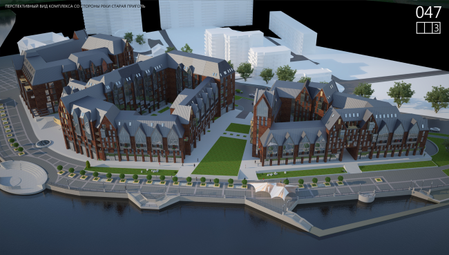 ЖК Рыбная деревня 2（“渔乡 2”住宅综合体）丨俄罗斯加里宁格勒丨S.P.A.C.E. Architects-15