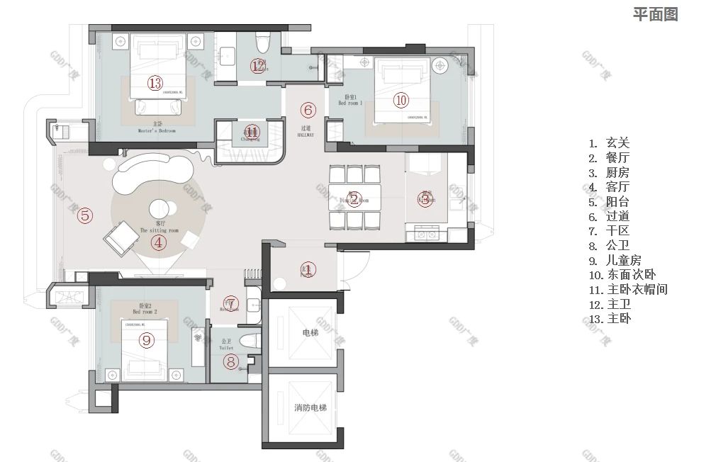 港融·江山壹号样板间丨中国福建丨GDD 广度设计-95