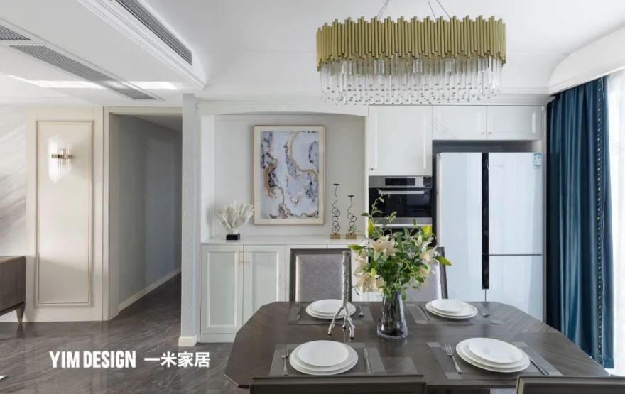 湖景轻奢美式宅丨一米家居,有料美学-20
