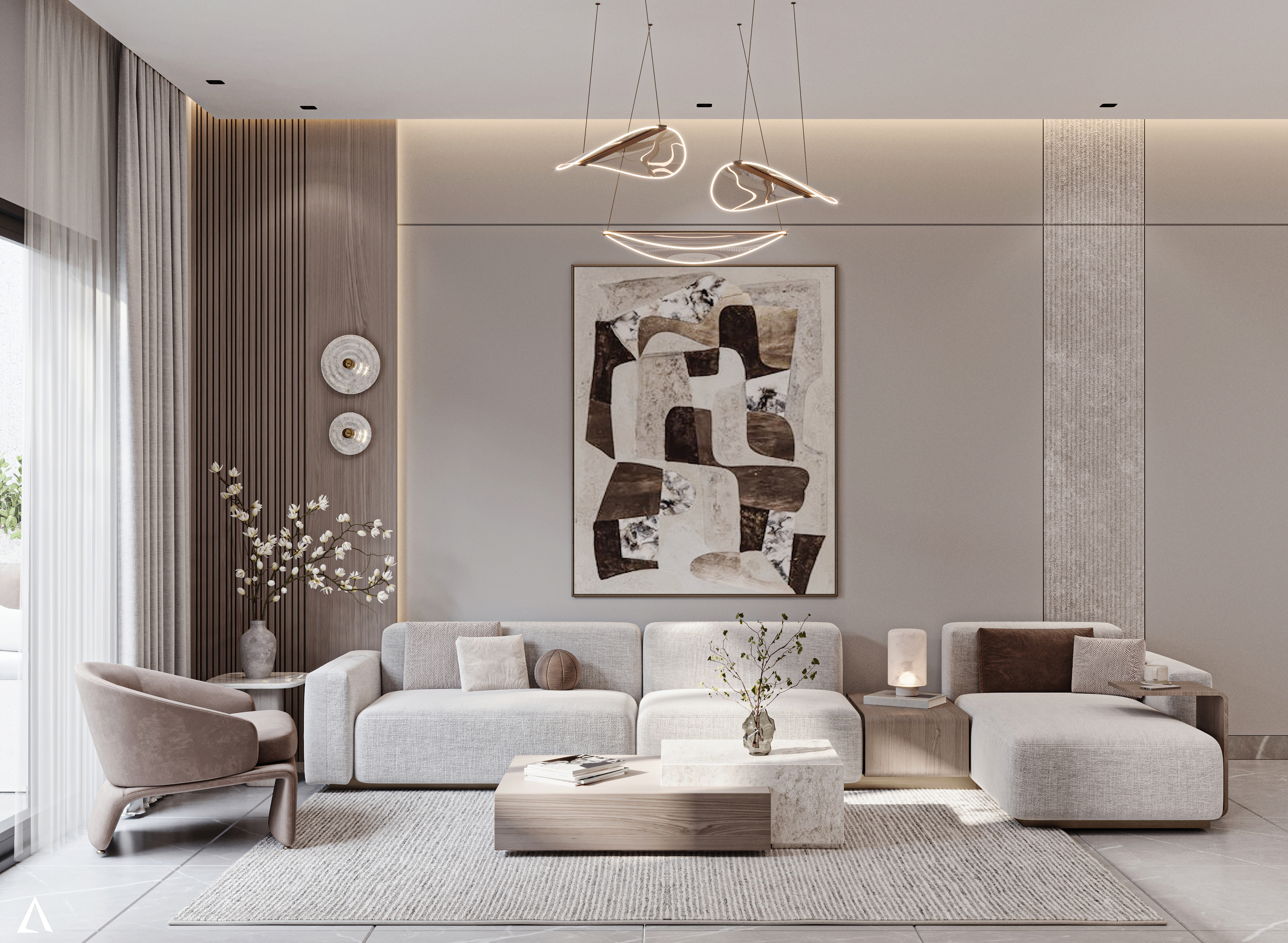 沙特阿拉伯的简约公寓丨沙特阿拉伯丨Pyraviz-11