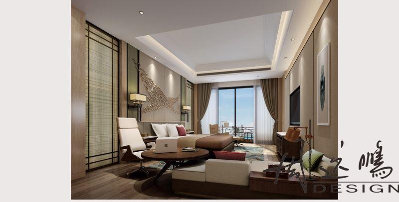 福州佰翔海景酒店客房区设计-14