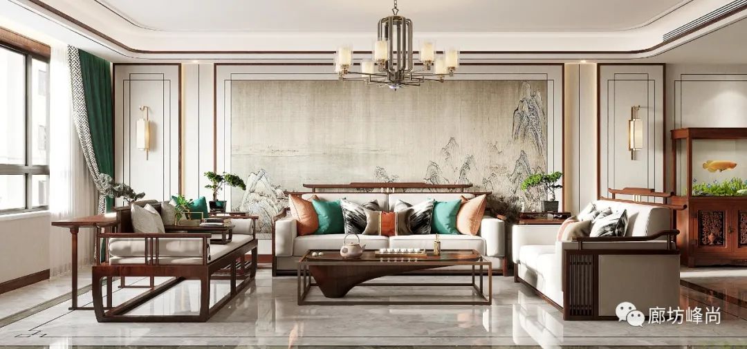 峰尚装饰新中式案例-8