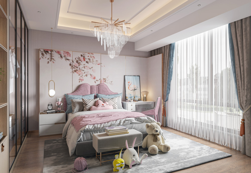 新中式别墅 | 施工图+效果图 |-5