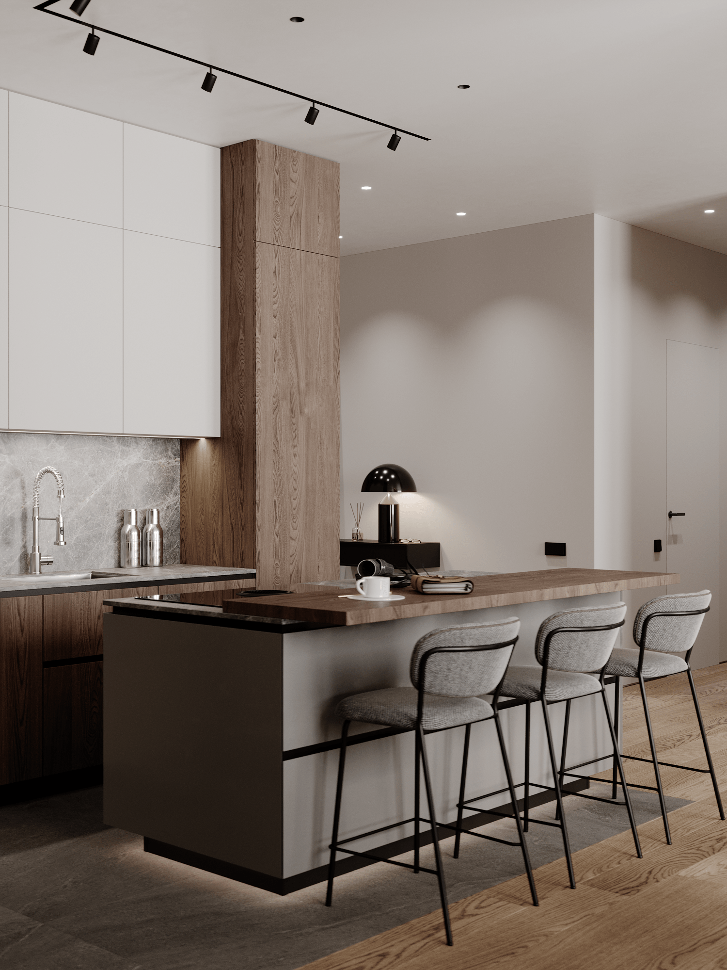 90平 开放式户型设计-6